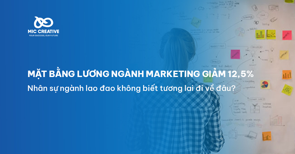 Ngành Marketing bị sụt giảm mặt bằng lương đến 12,5%