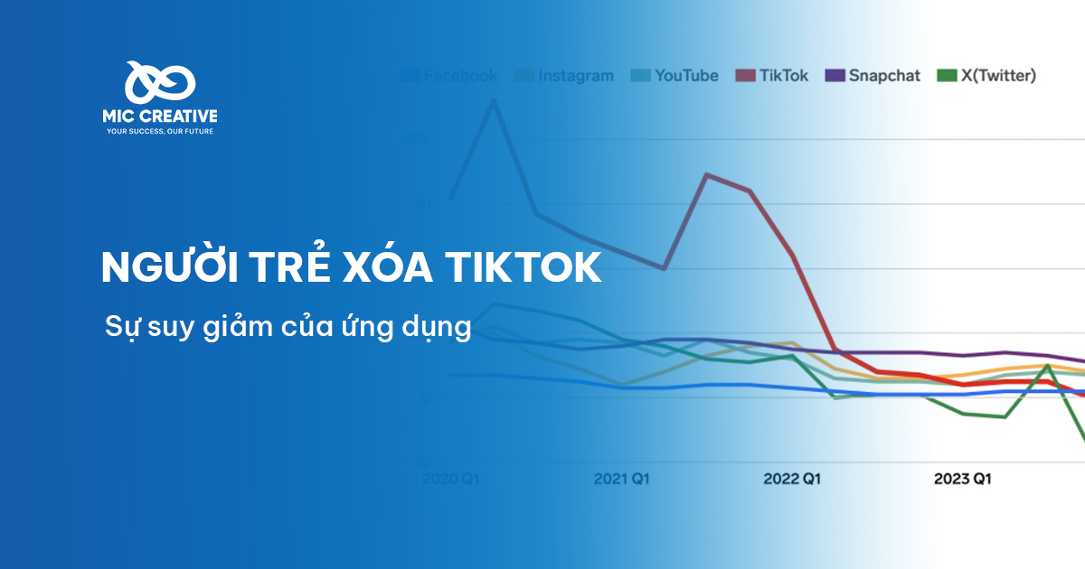 Người trẻ xóa TikTok và sự suy giảm của ứng dụng