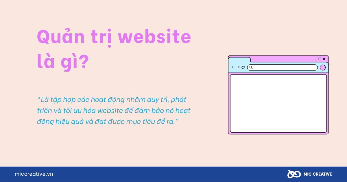 Quản trị website là gì