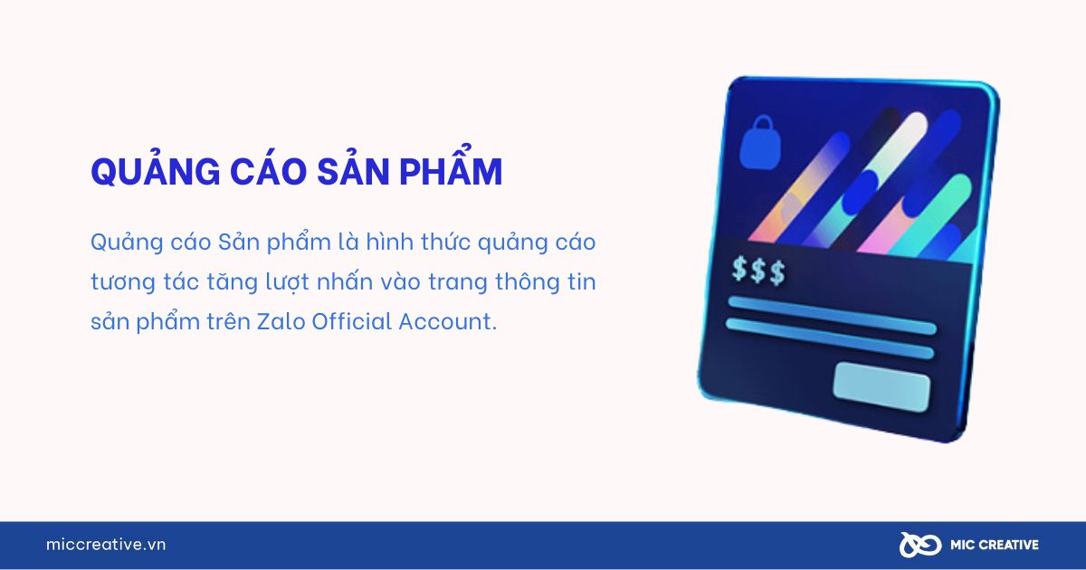 Quảng cáo sản phẩm của bạn trên Zalo OA