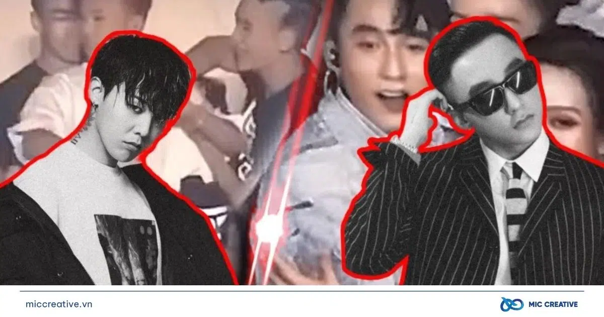 Content so sánh Sơn Tùng MTP và G-Dragon