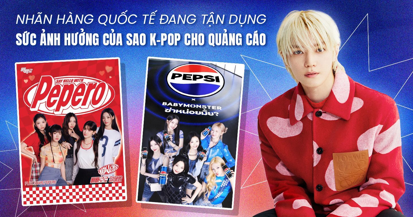 Trào lưu idol kpop trong quảng cáo