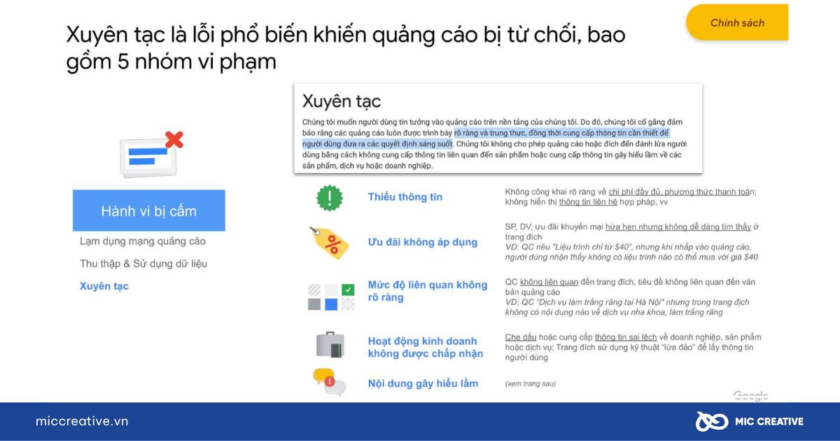 Các nhóm xuyên tạc mà bạn nên tránh để không vi phạm chính sách 