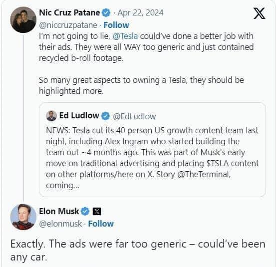 Elon Musk sa thải team marketing hơn 40 người vì làm nội dung quảng cáo “chung chung”