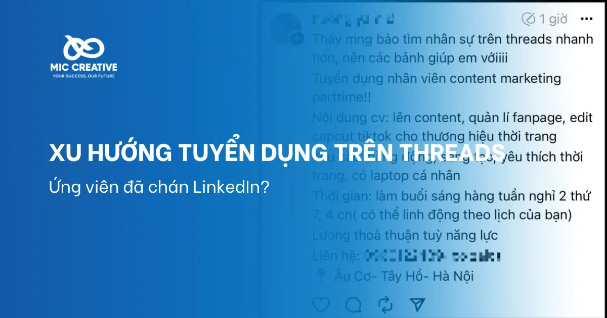 Chán LinkedIn, mọi người chuyển sang tìm việc trên Threads