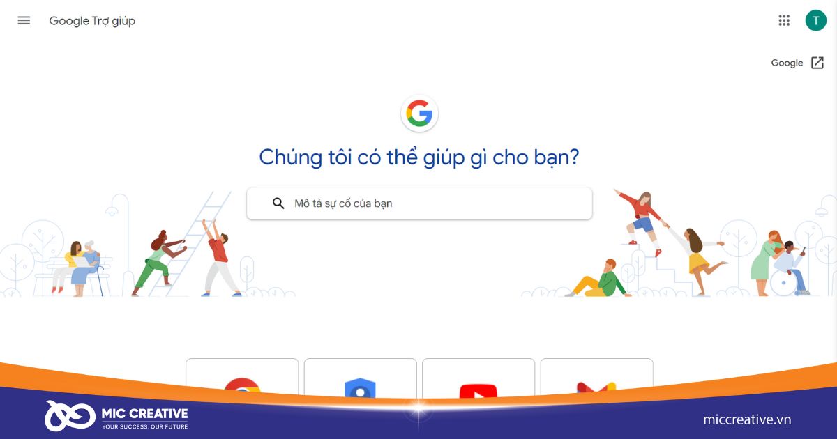 Trợ giúp của Google