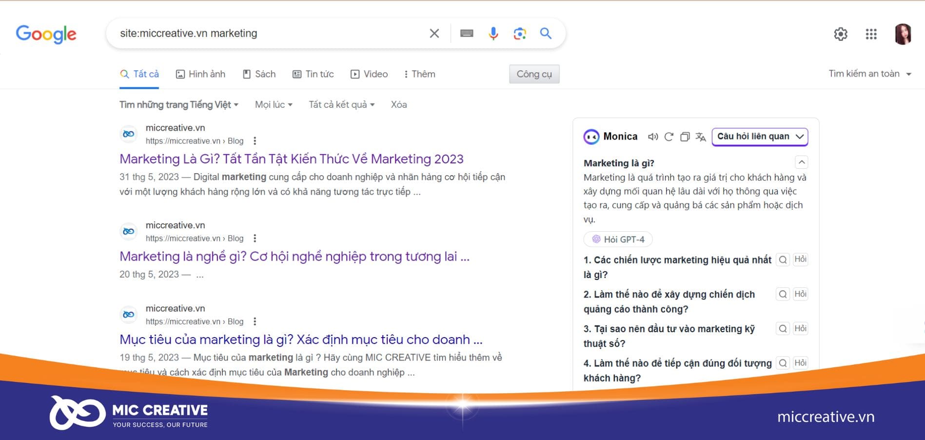 Cách tìm kiếm từ khóa trong một trang web cụ thể 