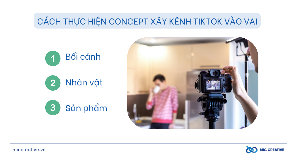 3 yếu tố quan trọng của Concept TikTok vào vai