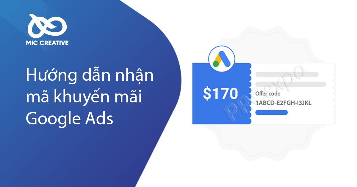 Mã khuyến mãi Google Ads