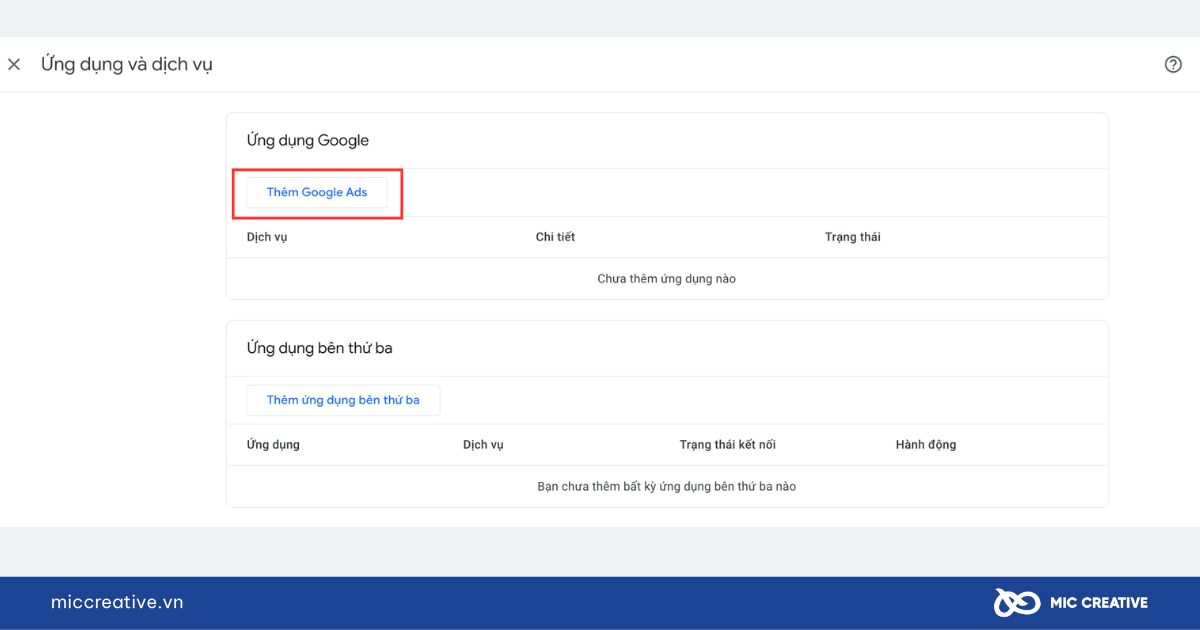 Thêm Google Ads