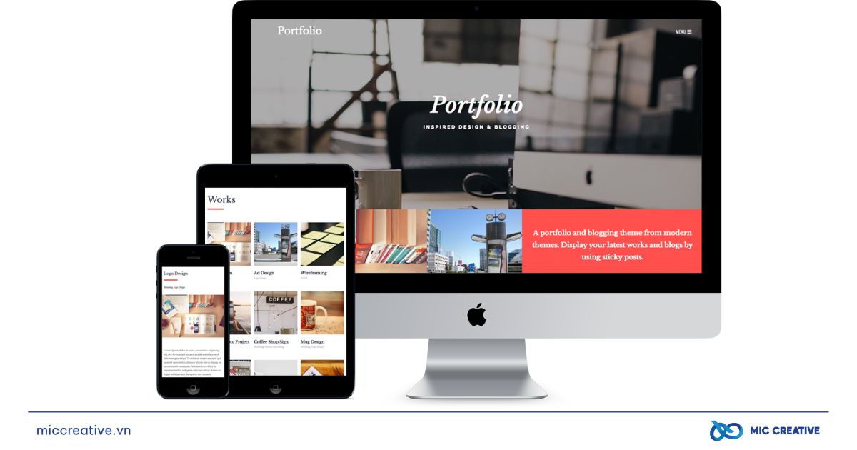 Website tạo Portfolio - WordPress