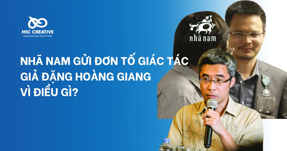 Nhã Nam gửi đơn tố giác tác giả Đặng Hoàng Giang vì điều gì?