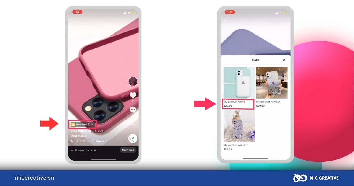 Gắn link sản phẩm trên TikTok
