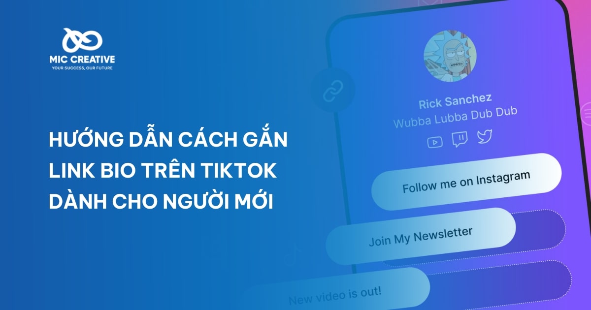 Cách gắn Link Bio TikTok dành cho người mới