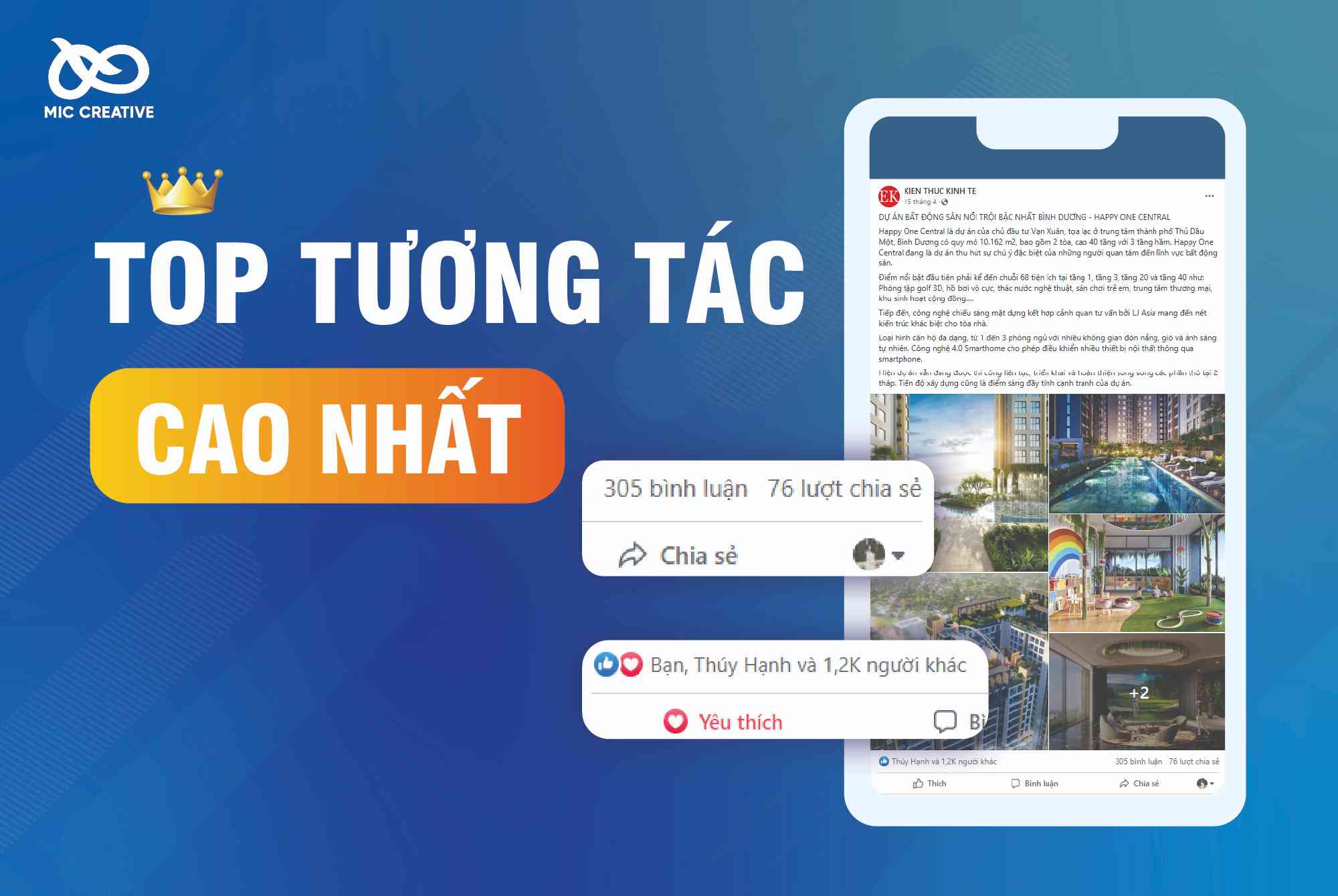 TOP tương tác cao nhất