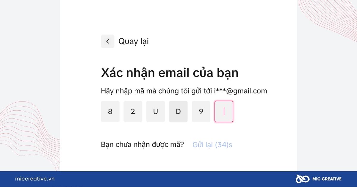 Xác nhận email