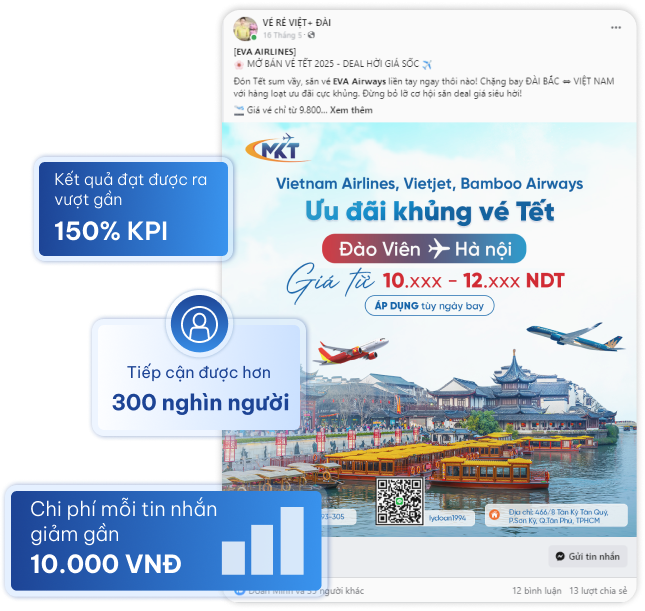 Kết quả dự án Vé rẻ Việt Đài