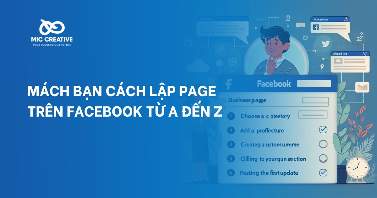 Mách bạn cách lập page trên Facebook từ A đến Z