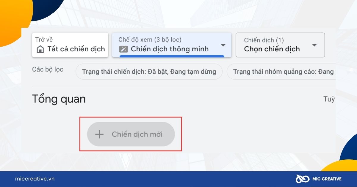 Tạo chiến dịch mới