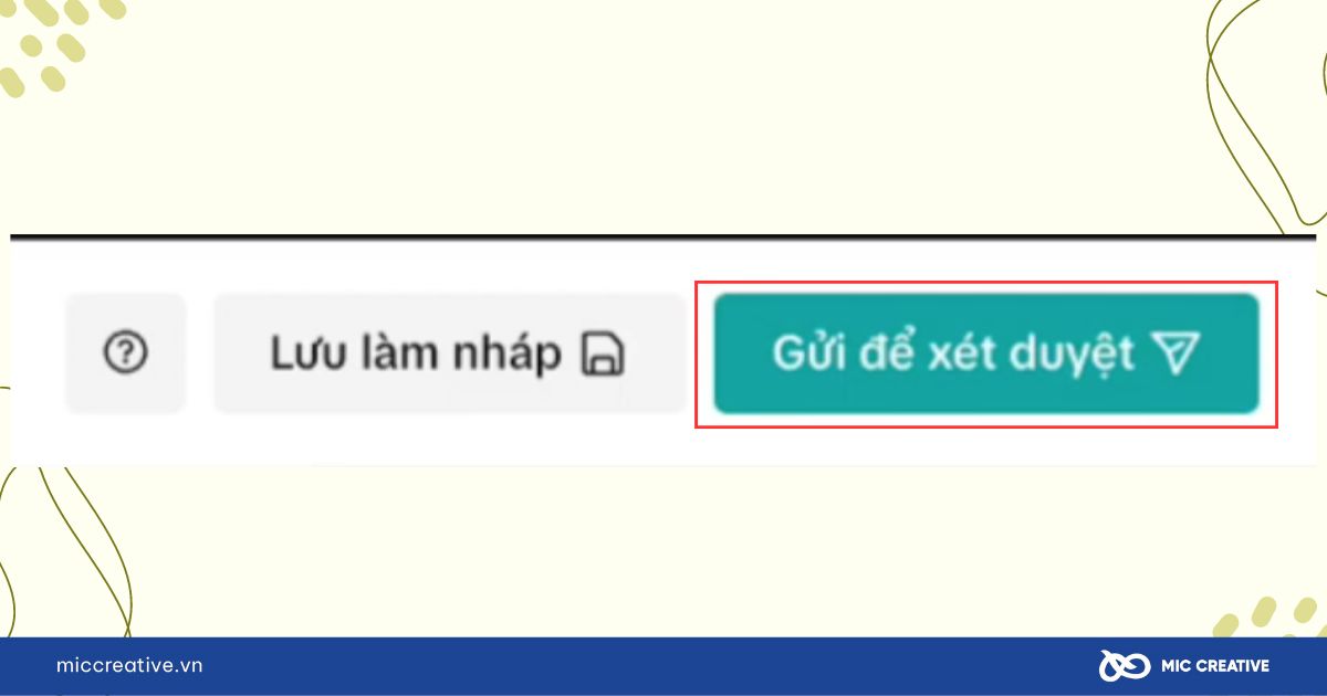 Gửi để xét duyệt