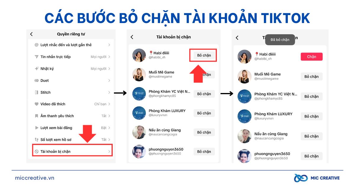 Hoàn tất bỏ chặn TikTok