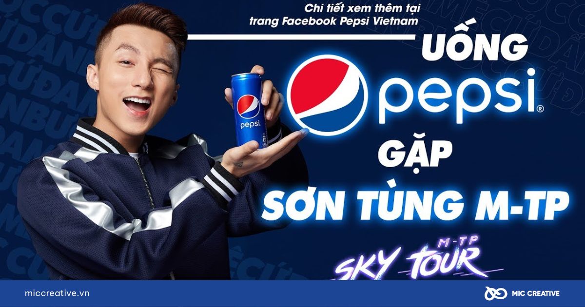 Quảng cáo chiến lược tiếp thị Pepsi Việt Nam với Sơn Tùng - MTP