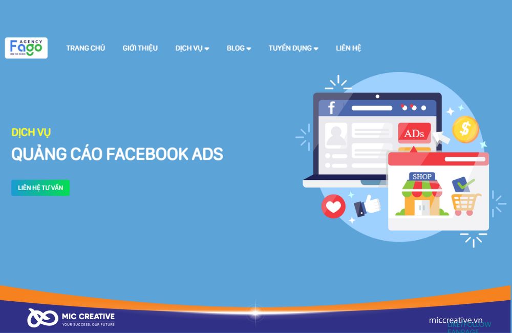 Dịch vụ quảng cáo Facebook Fago Agency