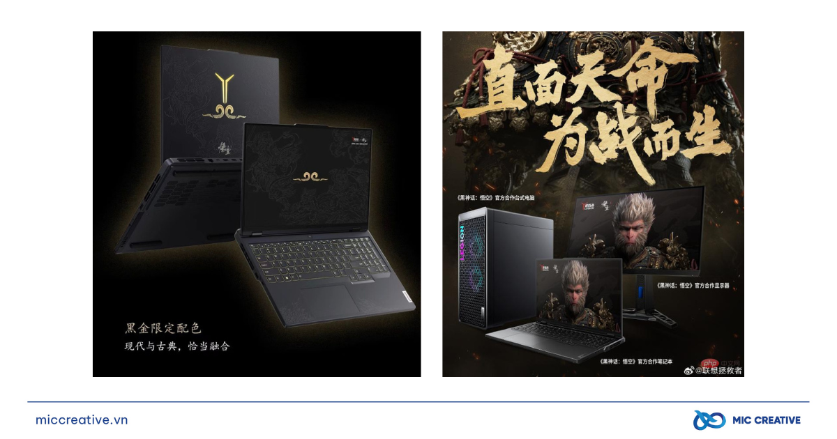 Lenovo bắt tay cùng Black Myth: Wukong