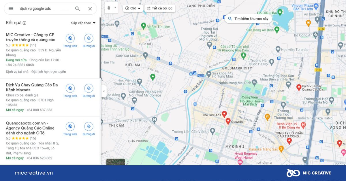 Lợi ích của doanh nghiệp khi sử dụng dịch vụ SEO Google Maps 