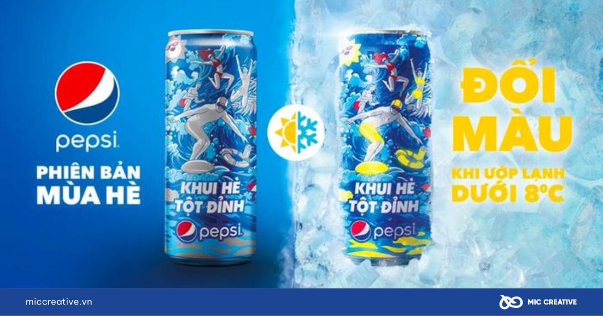 Mẫu lon giới hạn cho sự kiện Hè của Pepsi