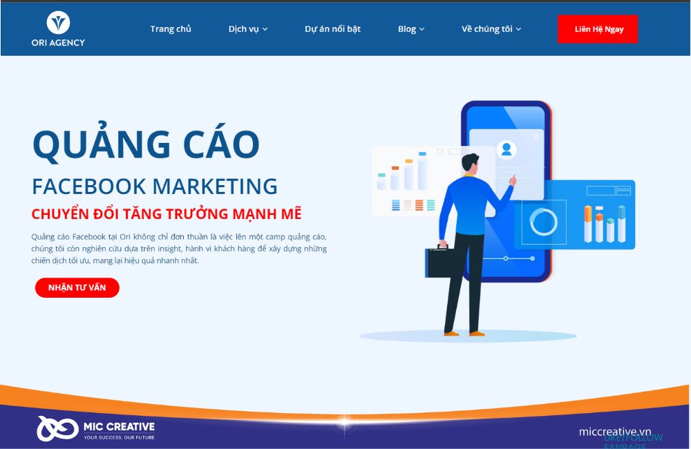 Dịch vụ quảng cáo Facebook Ori Marketing Agency