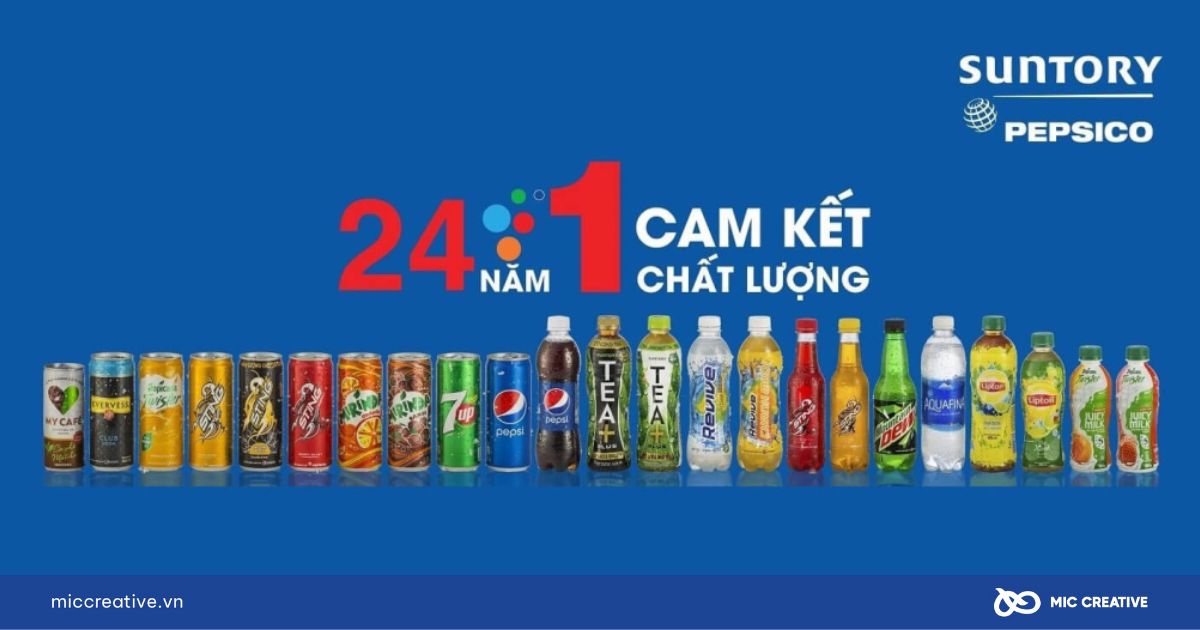 Các sản phẩm của Pepsi tại Việt Nam