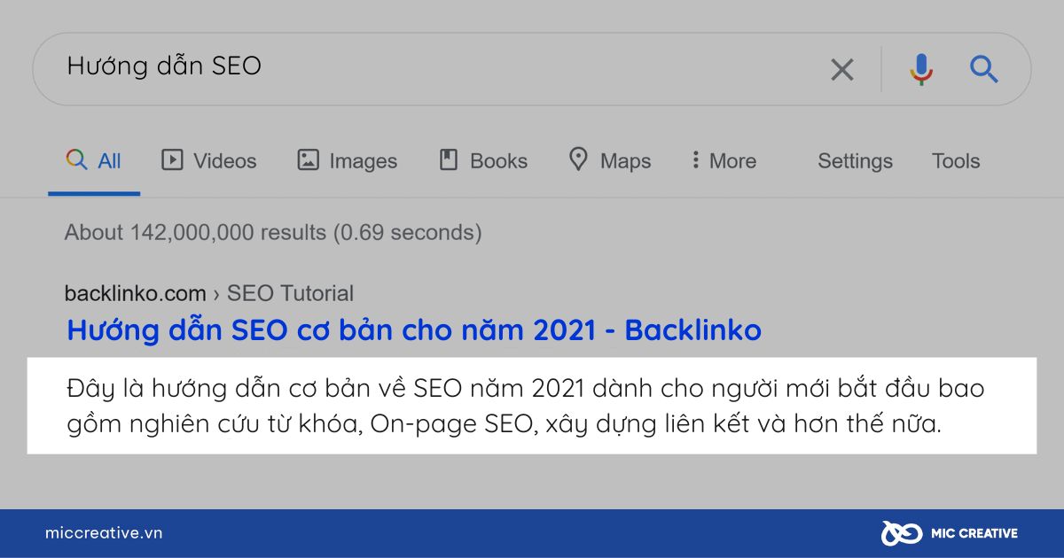 Thẻ Meta Description là yếu tố cực kỳ quan trọng trong việc tối ưu Landing Page chuẩn SEO