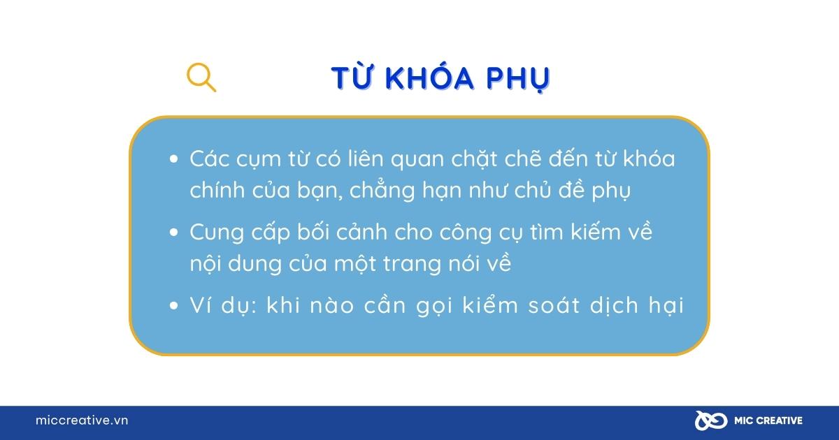 Từ khóa phụ là một loại từ trong SEO rất quan trọng cần có trong nội dung bài viết 