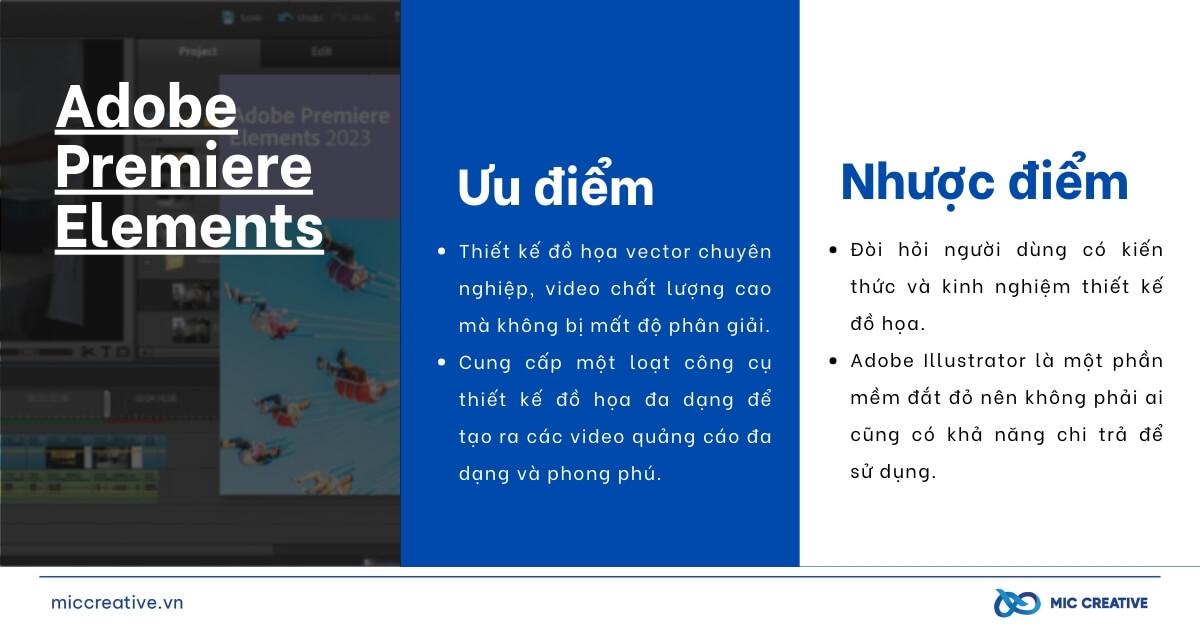 Để tạo ra các video Facebook Ads sống động, chất lượng sắc nét, bạn không nên bỏ qua phần mềm Adobe Premiere Elements