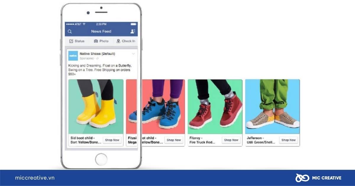 các loại hình quảng cáo trên facebook