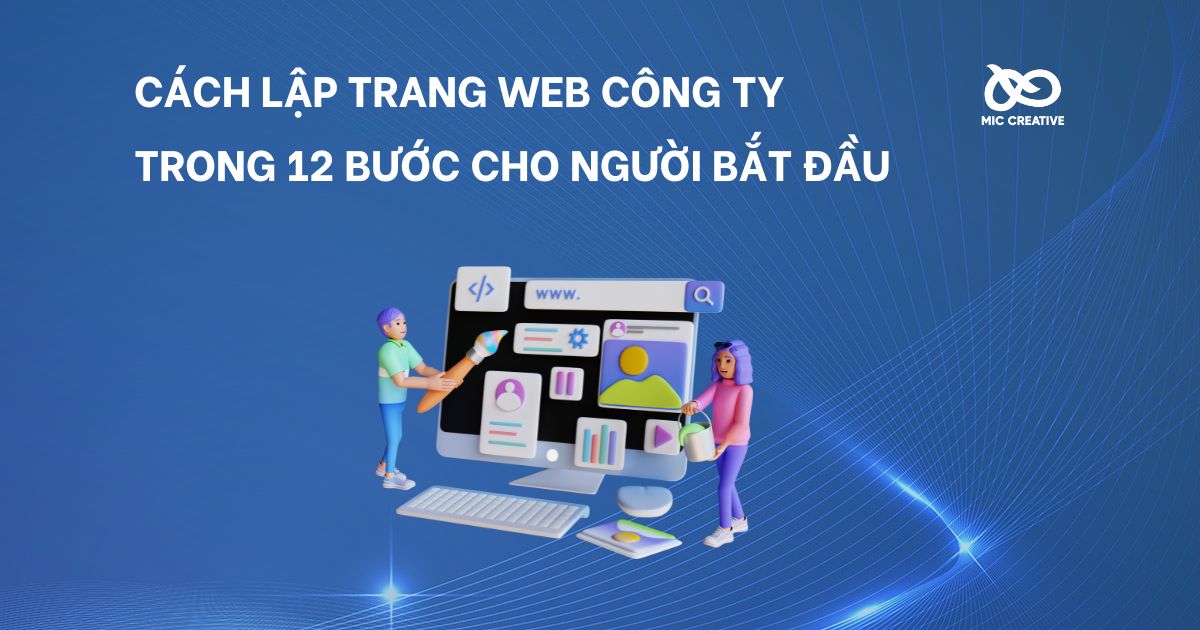 cách lập trang web công ty