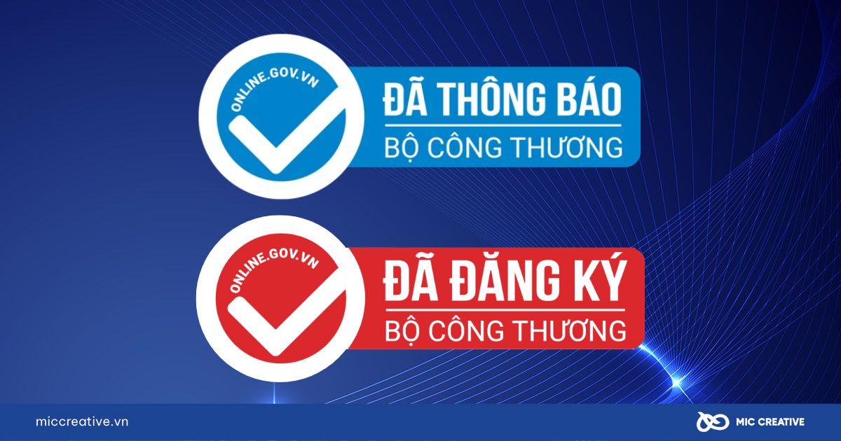 Đăng ký/Thông báo website với Bộ Công Thương