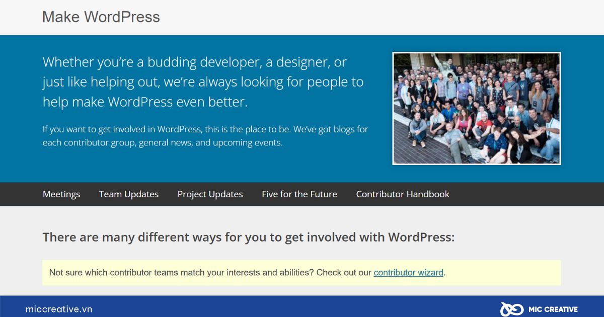 Cộng đồng Make WordPress