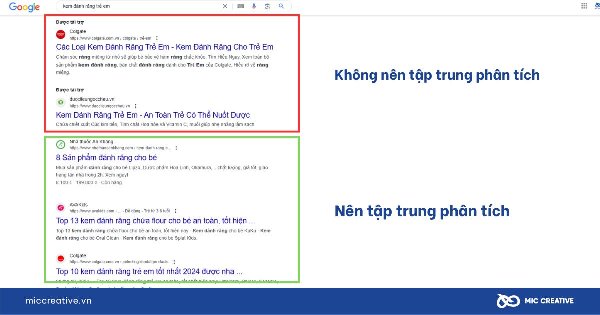 Không nên nghiên cứu và phân tích đối thủ sử dụng Google Ads (Có chữ được tài trợ)