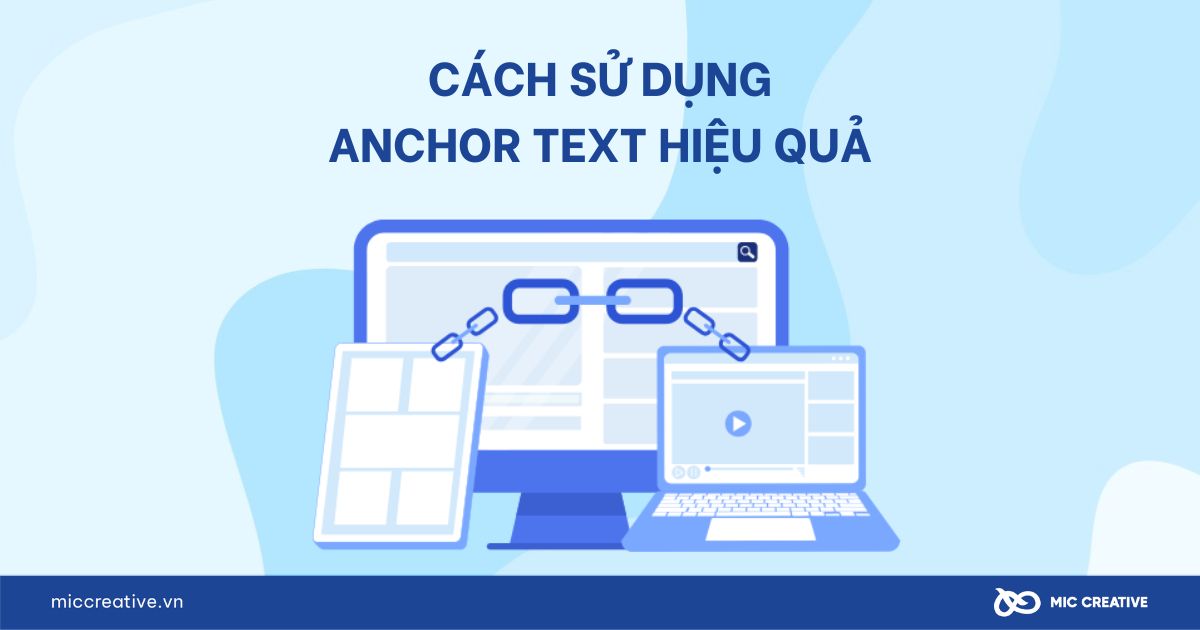 Cách sử dụng anchor text hiệu quả