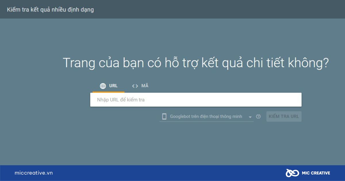 Nhập url website để kiểm tra