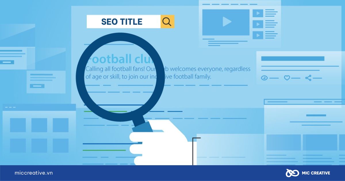 SEO Title đóng vai trò quan trọng trong SEO