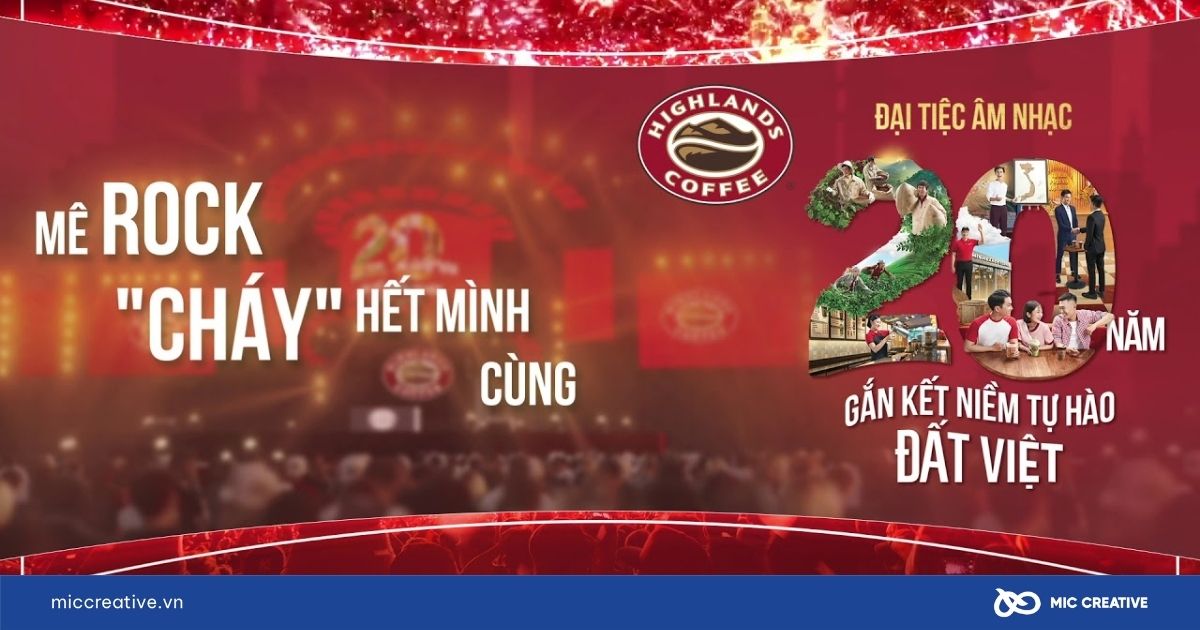 Highlands Coffee là nhà tài trợ cho đại tiệc âm nhạc TP.HCM