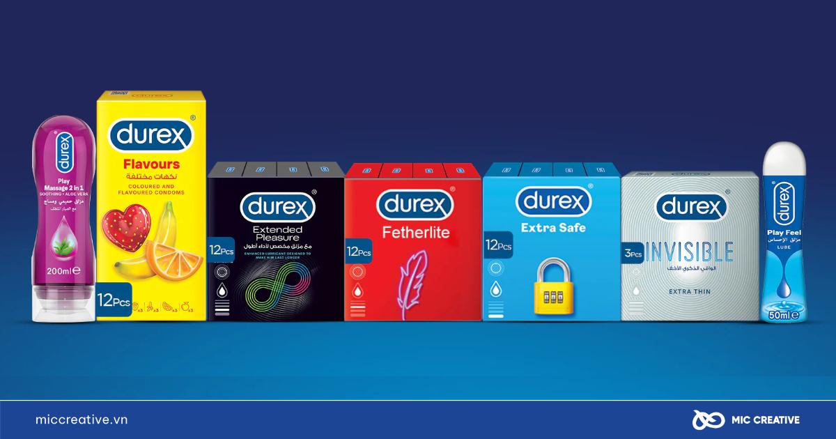 Dòng sản phẩm của Durex