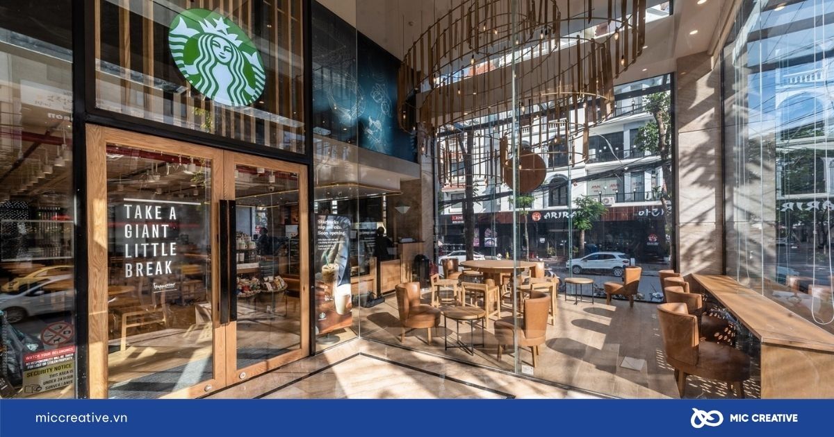 Không gian sang chảnh và đẳng cấp của Starbucks