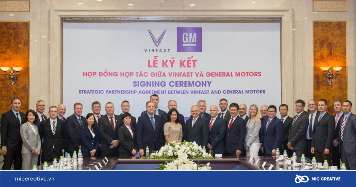 Ký kết hợp tác giữa VinFast và General Motors