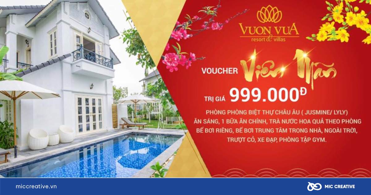 Quà Tết doanh nghiệp là voucher nghỉ dưỡng