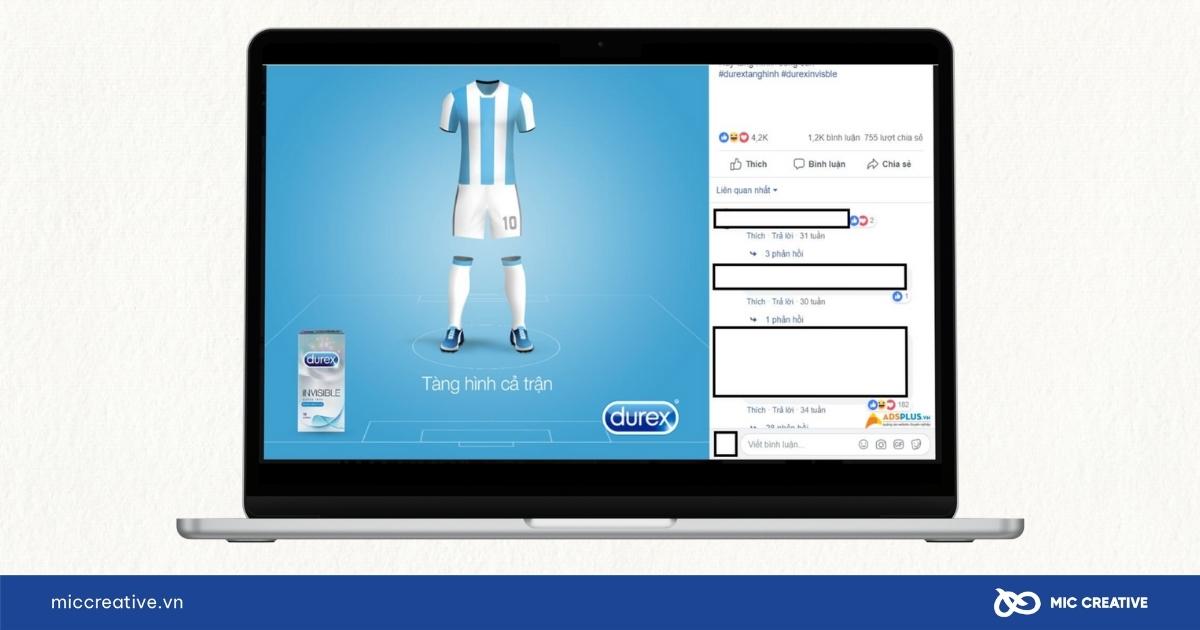 Quảng cáo hài hước của Durex trong mùa giải World Cup