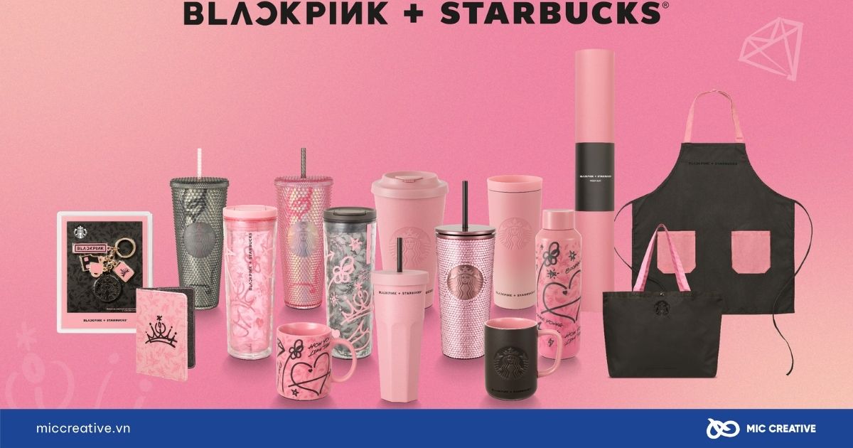 Starbucks hợp tác với nhóm nhạc Kpop BlackPink